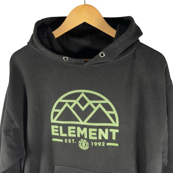 Element Skateboards Vintage Y2K Big Logo Pullover Hoodie Men’s L - Skater Urban - Picture 3 of 11